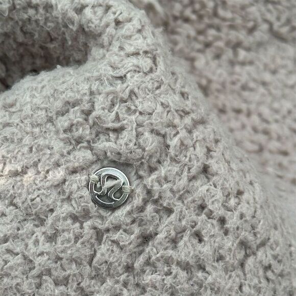 Lululemon Oh So Sherpa Full Zip Trench Size 10 - Picture 5 of 8